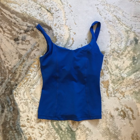 Carbon38 Diamond Compression Royal Blue Tank Top - Picture 2 of 5